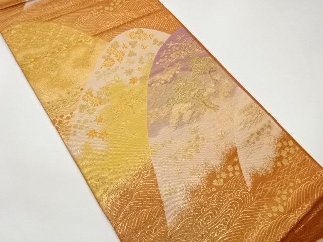 JAPANESE FUKURO OBI / WOVEN PINE